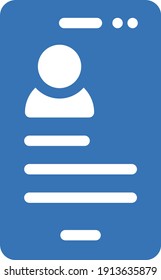 mobile vector glyph color icon