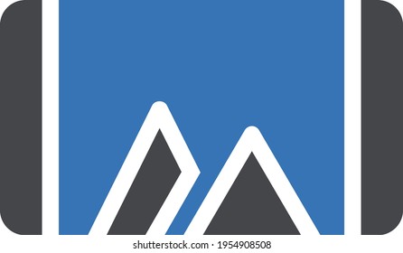 mobile vector glyph color icon