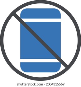 mobile vector glyph colour icon