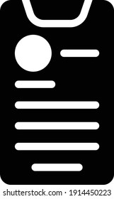 mobile vector glyph flat icon