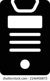 mobile vector glyph flat icon