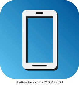 Mobile Vector Glyph Gradient Background Icon For Personal And Commercial Use.
