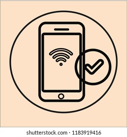 mobile vector icon