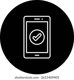 Mobile vector icon. Can be used for printing, mobile and web applications.