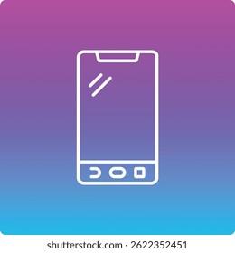 Icono de Vector móvil. Se puede utilizar para aplicaciones de impresión, móviles y de Web.