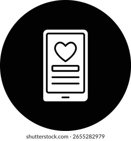 Ícone de vetor móvel. Pode ser usado para impressão, aplicativos móveis e da Web.