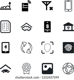 mobile vector icon set such as: label, contact, ball, first, rotate, fingerprint, frame, image, vintage, spin, finger, identification, human, company, scanning, photography, law, box, quality, macro