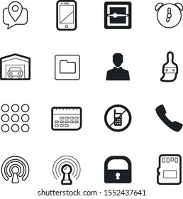 mobile vector icon set such as: file, dial, key, card, empty, signboard, store, ban, menu, month, refrain, watch, social, podcast, wave, smartphone, auto, building, blank, real, scanning, shadow