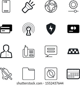 mobile vector icon set such as: face, power, reminder, allowed, group, antenna, vehicle, topography, bolt, sun, directory, job, back, profile, paper, logistic, wave, smartphone, folder, text