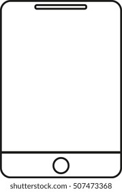 mobile vector icon , smartphone