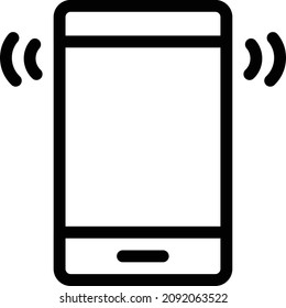 mobile vector illustration isolated on a transparent background. stroke vector icons for concept or web graphics.