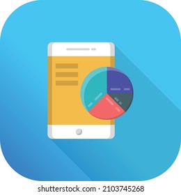 ilustración vectorial móvil en un fondo transparente.Símbolos de calidad premium.Icono plano de línea vectorial para concepto y diseño gráfico.
