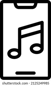 ilustración del vector móvil en un fondo transparente. Símbolos de calidad premium. Icono vectorial de trazo para el concepto y diseño gráfico.