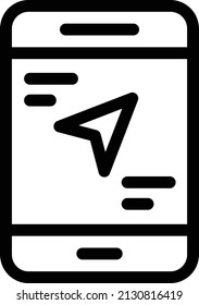 mobile Vector illustration on a transparent background. Premium quality symbols. Stroke vector icon for concept and graphic design.