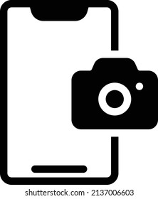 mobile Vector illustration on a transparent background. Premium quality symbols. Stroke vector icon for concept and graphic design.