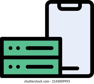 mobile Vector illustration on a transparent background.Premium quality symmbols.Stroke vector icon for concept and graphic design.