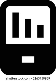 Mobile Vektorgrafik auf transparentem Hintergrund.Symbole in Premium-Qualität.Glyphen Vektorsymbol für Konzept und Grafikdesign.