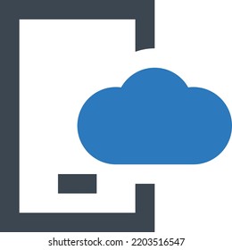 Ilustración vectorial móvil en un fondo transparente.Símbolos de calidad premium.Icono vectorial glifos para el concepto y diseño gráfico.