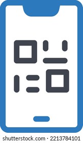 mobile Vector illustration on a transparent background. Premium quality symmbols. Glyphs vector icons for concept and graphic design. 
