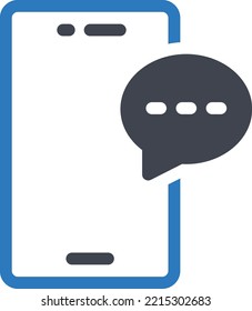 Mobile Vector illustration on a transparent background. Premium quality symmbols. Glyphs vector icons for concept and graphic design.