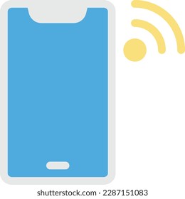 Mobile Vector illustration on a transparent background. Premium quality symmbols. Line Color vector icons for concept and graphic design. 
