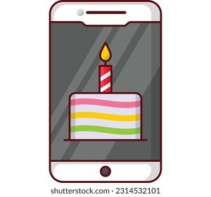 Mobile Vector illustration on a transparent background. Premium quality symmbols. Vector line flat icons for concept and graphic design.
