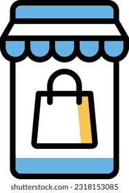 Mobile Vektorgrafik auf transparentem Hintergrund. Hochwertige Symbole. Zeilenfarbige Vektorsymbole für Konzept und Grafikdesign.