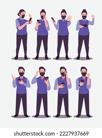 Mobile vector is an image design for promotional needs, or other marketing needs.