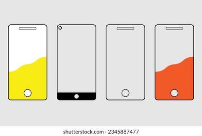 Mobile Vector line or outline Icon