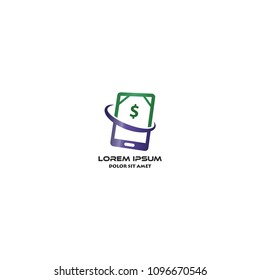 mobile vector logo template 