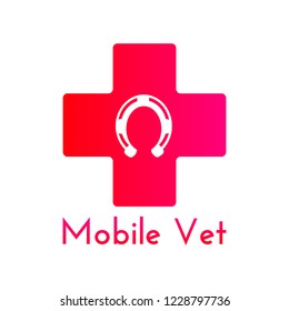Mobile Vet Red Cross Logo Sample Template