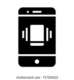 mobile vibration icon