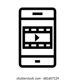 Mobile Video  Icon