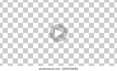 Mobile video player screen template app, ui, ux. Play, push, click, record button icon. Empty movie computer, television screen. Multimedia channel window interface mockup. Social media simple concept
