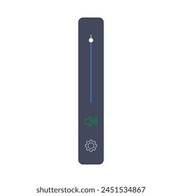 Mobile Volume up down Slider Bar icon. Sound volume level control on off mute button. speaker Sound setting Control Panel, Playback Music audio scroll slider.