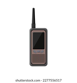 mobile walkie talkie cartoon. mobile walkie talkie sign. isolated symbol vector illustration