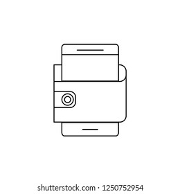 Mobile wallet icon