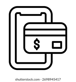 Mobile Wallet Icon Element For Design And Vector