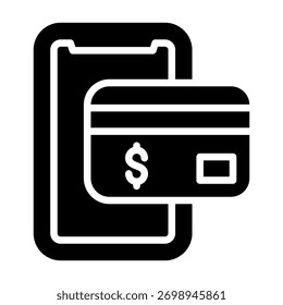Elemento De Icono De Cartera Móvil Para Diseño Y Vector