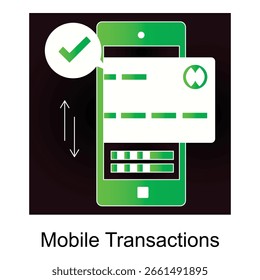 Conjunto de iconos de pago y transacción de billetera móvil