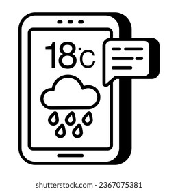 Icono de aplicación móvil con estilo premium 