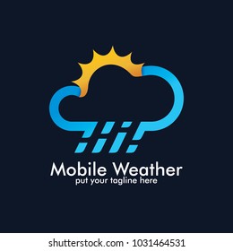 Mobile Weather Logo Icon