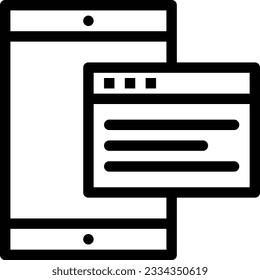 mobile web document icon for downlaod