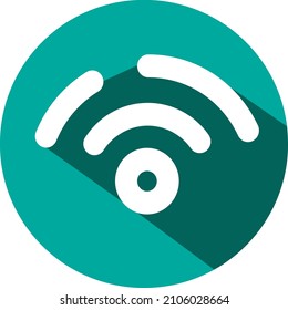 Mobile wifi connection, illustration, vector on a white background.