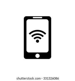 mobile wi-fi - vector icon