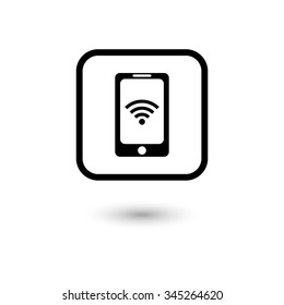 mobile wi-fi - vector icon
