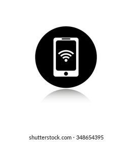 mobile wi-fi - vector icon