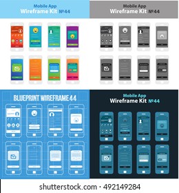 Mobile Wireframe App Ui 