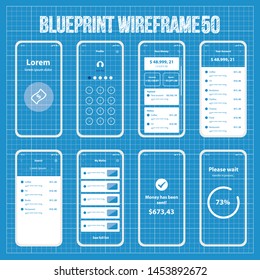 Mobile Wireframe App Ui KIt 50.