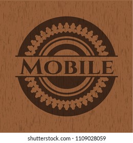 Mobile wooden emblem